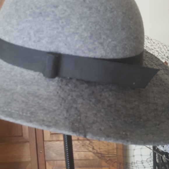 Lancaster Vintage Veiled 100% Wool Brimmed Hat - Picture 3 of 4